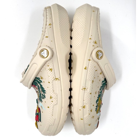 Crocs Disney Mickey Donald Christmas Holiday Cream Men 6 Women 8 2022 - Picture 8 of 13